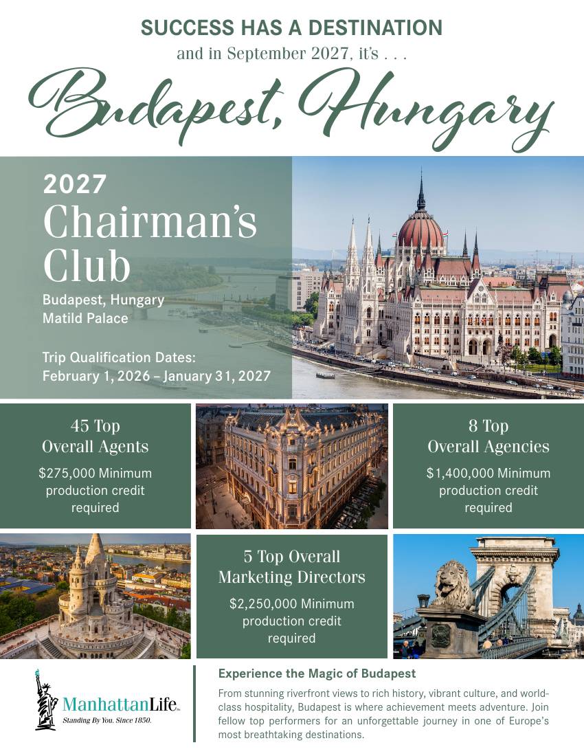 Chairman’s Club, destination