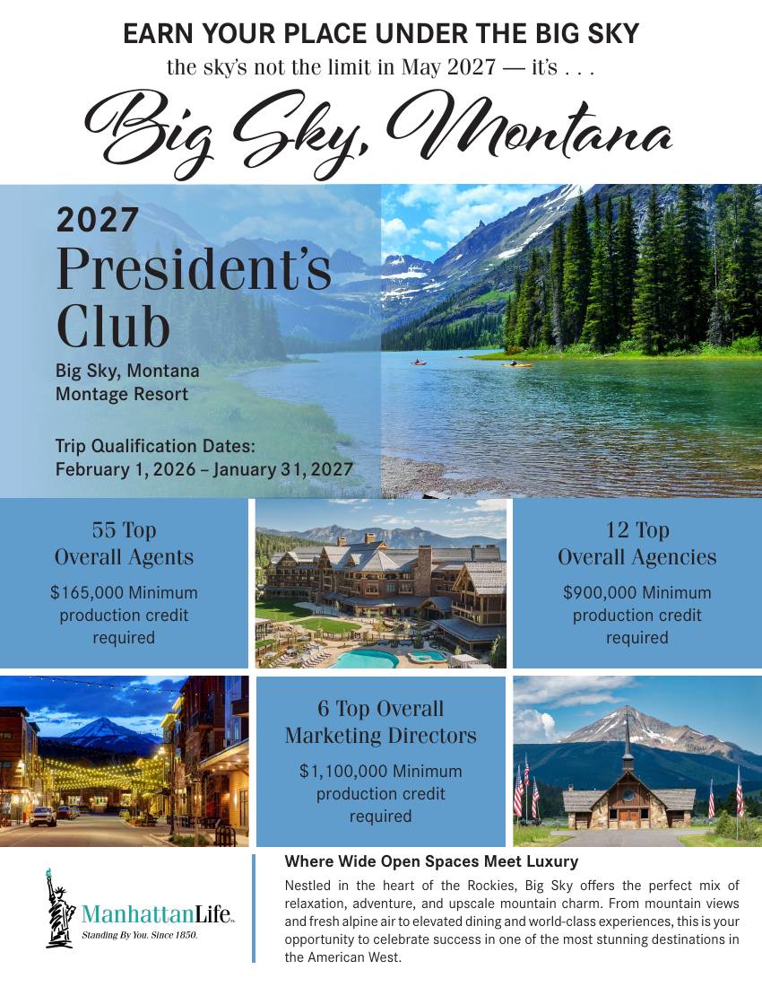 President’s Club, destination
